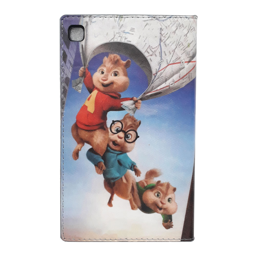 کیف کلاسوری طرح آلوین کد TB198 مناسب برای تبلت سامسونگ Galaxy Tab A7 10.4 2020 T505