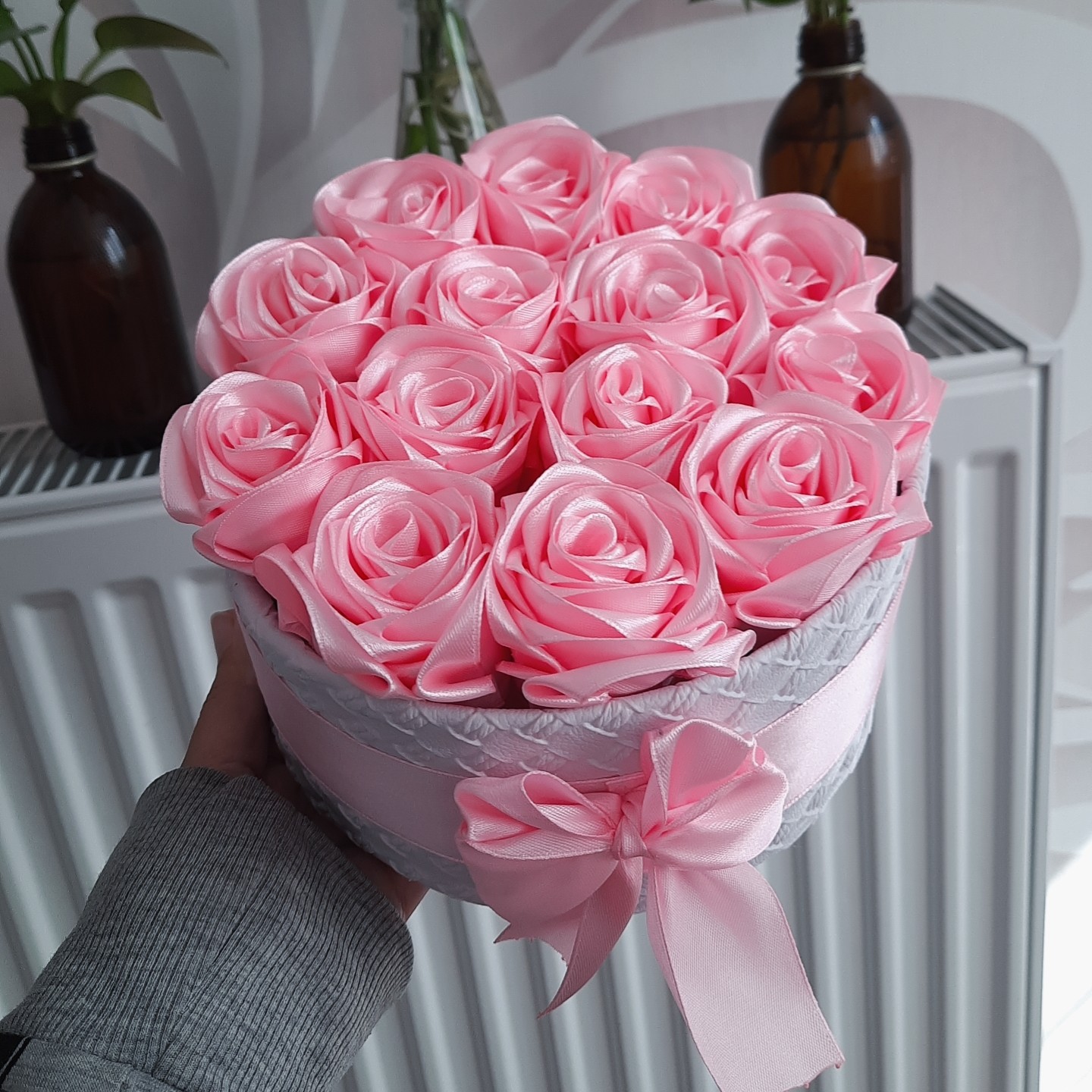 باکس گل رز مصنوعی