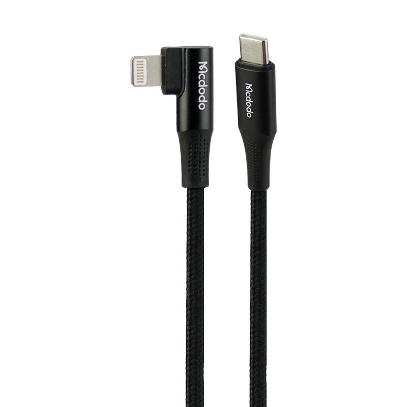 کابل تبدیل فست شارژ Mcdodo CA-132 Type-C to Lightning 3A PD 36W 2m یکسر L