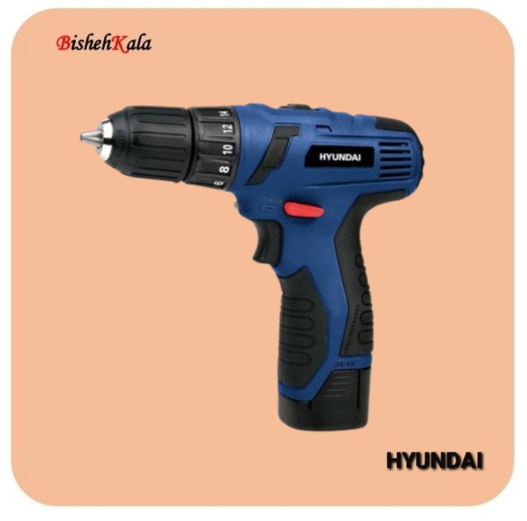 دریل شارژی دو سرعته HYUNDAI هیوندا مدل HP214L-CD کد(3)