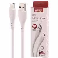 کابل فست شارژ تایپ سی شوش SH-401C 5A به طول 110 سانتی متر