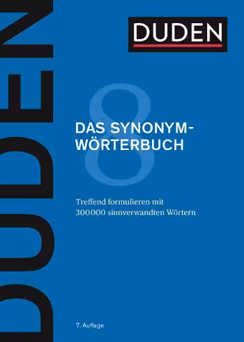 کتاب Duden Das Synonym- wörterbuch (سیاه و سفید)