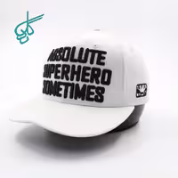 خرید کلاه نقابدار بیسبالی كتان اسنپ بك تكه دوزي ABSOLUTE سفید مشکی کد 2815777 - ردگل