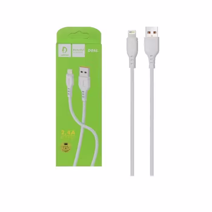 کابل تبدیل USB به لایتنینگ دنمن مدل D06L طول 1 متر