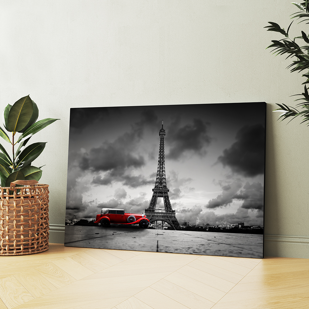 تابلو شاسی مدل برج ایفل و ماشین کد S010004