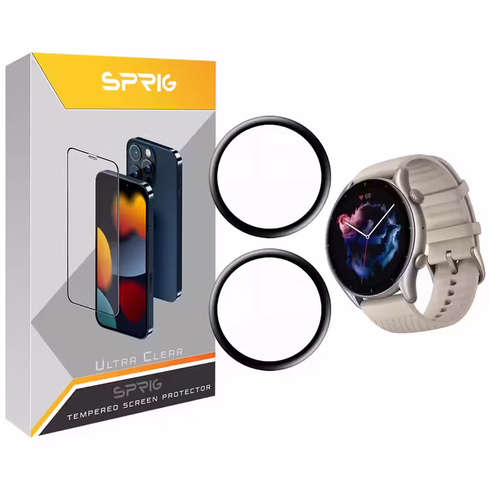 محافظ صفحه نمایش نانو اسپریگ مدل SPG مناسب برای ساعت هوشمند امیزفیت GTR 4 بسته دو عددی