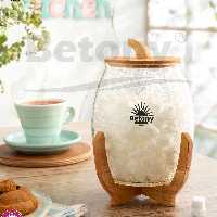 پاسماوری شیشه آبگز-بانکه چوبی