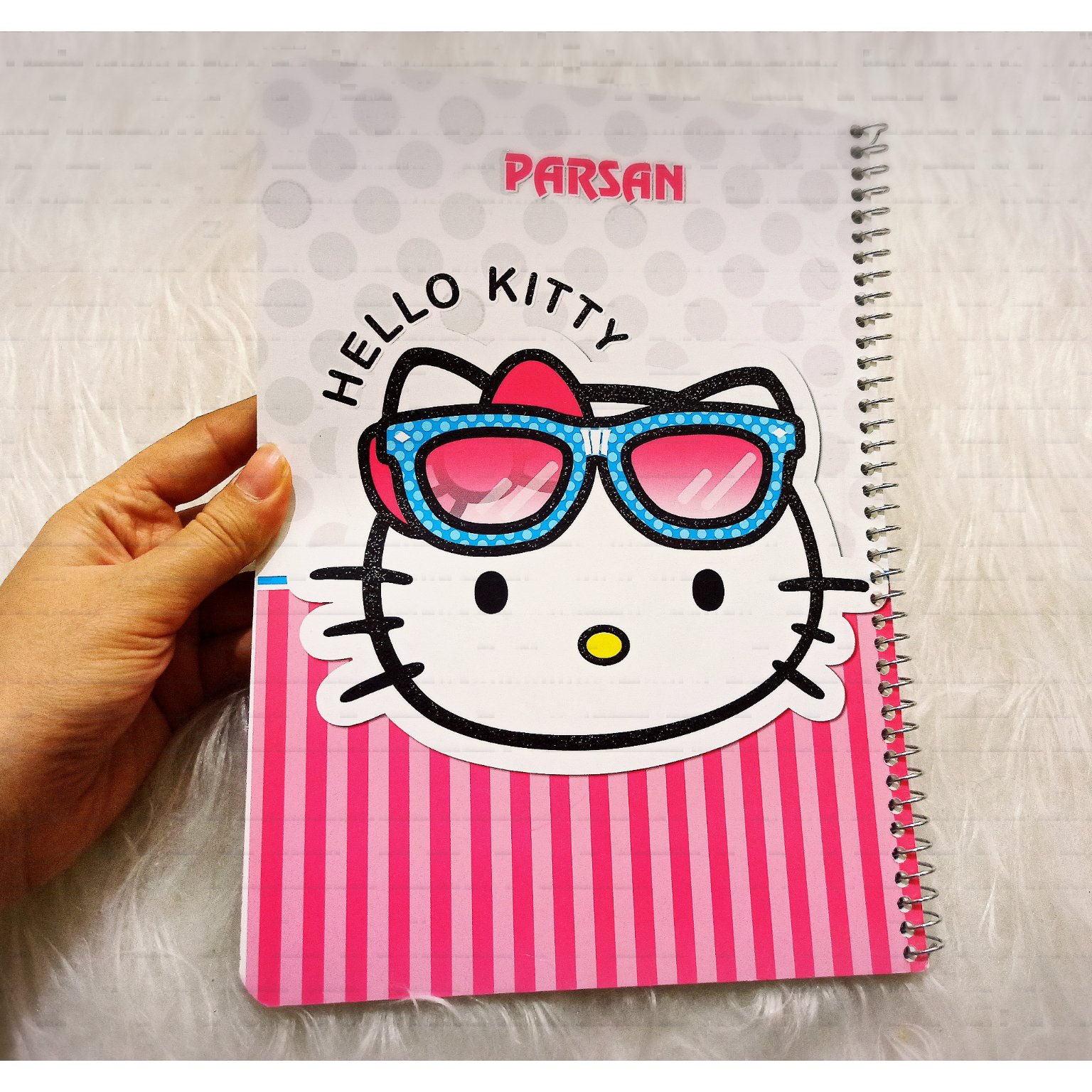 دفتر نقاشی، سیمی، 50برگ، سایز 23*17، طرح کیتی