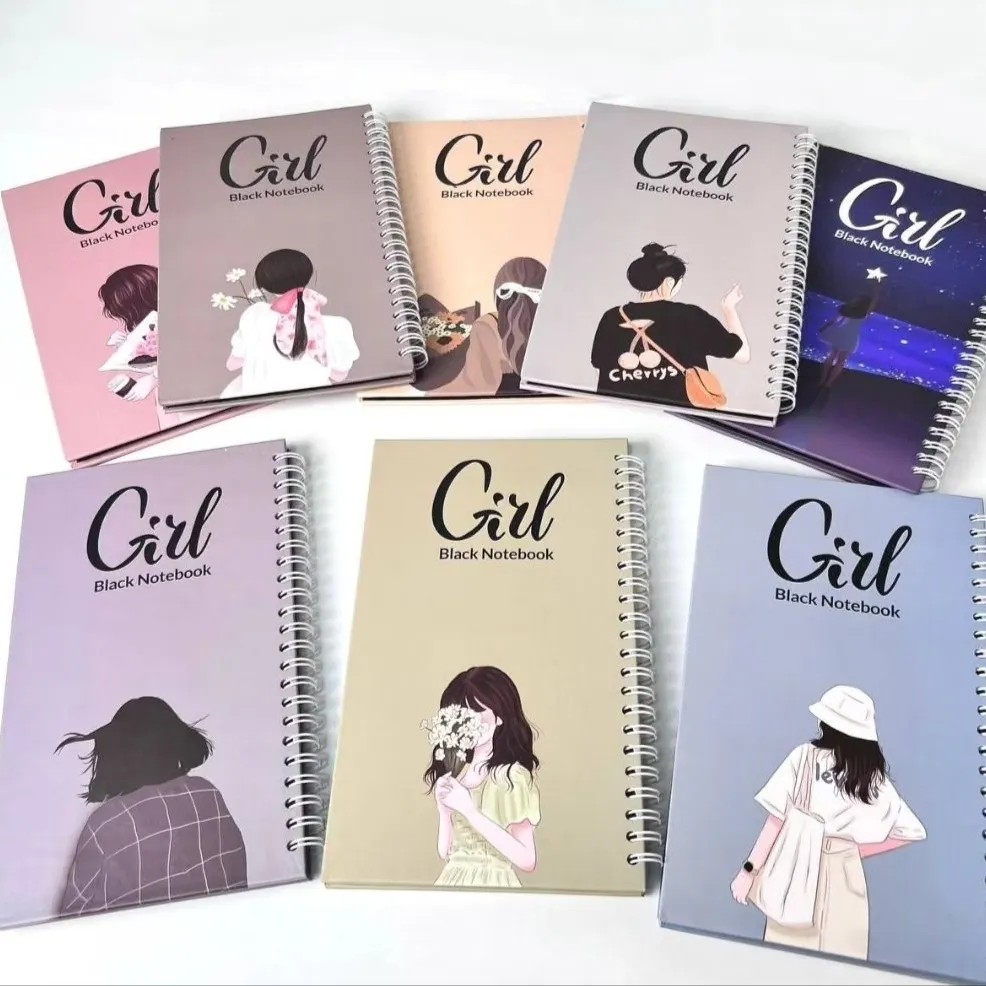 دفترهای جلد سخت طرح GIRL
