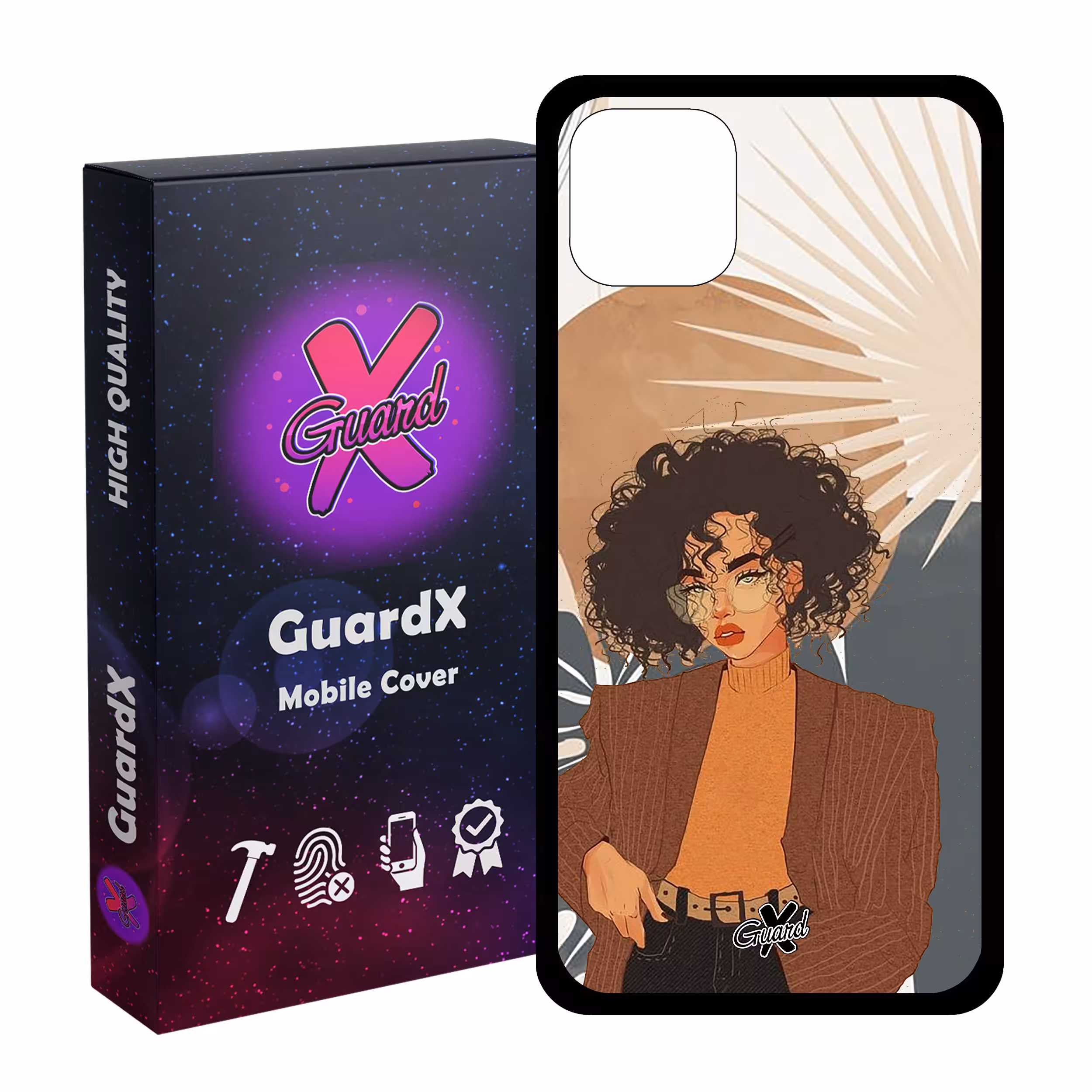 کاور گارد ایکس طرح Girl مدل Glass10369 مناسب برای گوشی موبایل اپل iPhone 11 Pro Max