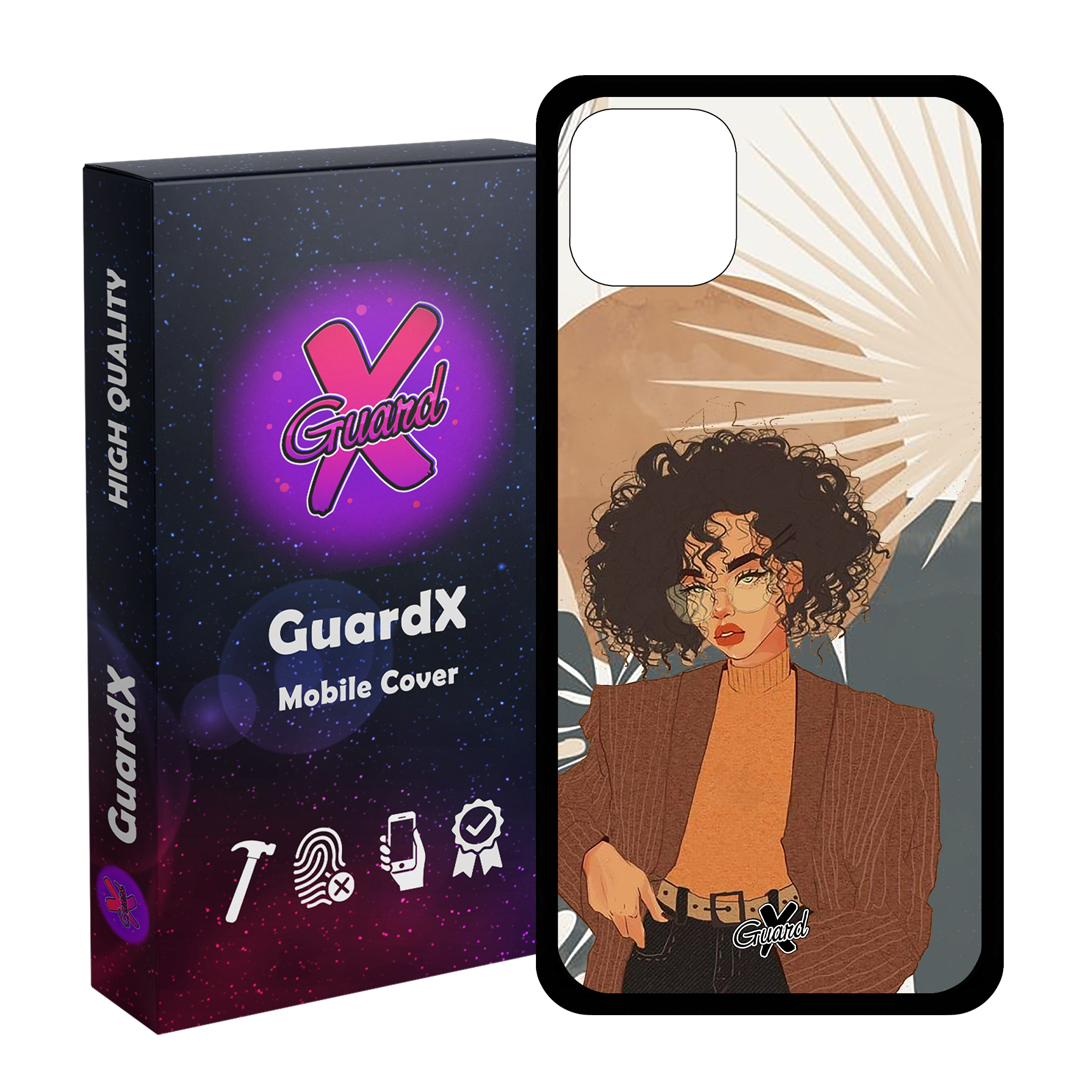 کاور گارد ایکس طرح Girl مدل Glass10369 مناسب برای گوشی موبایل اپل iPhone 11 Pro Max