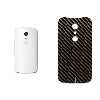 برچسب پوششی ماهوت مدل Glossy-Brown-Fiber مناسب برای گوشی موبایل موتورولا Moto G 2nd gen