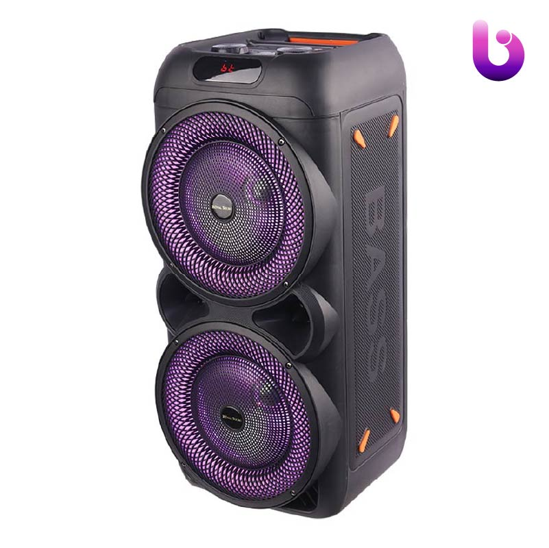 اسپیکر چمدانی بلوتوثی رم و فلش خور RS-D33 میکروفون و ریموت کنترل