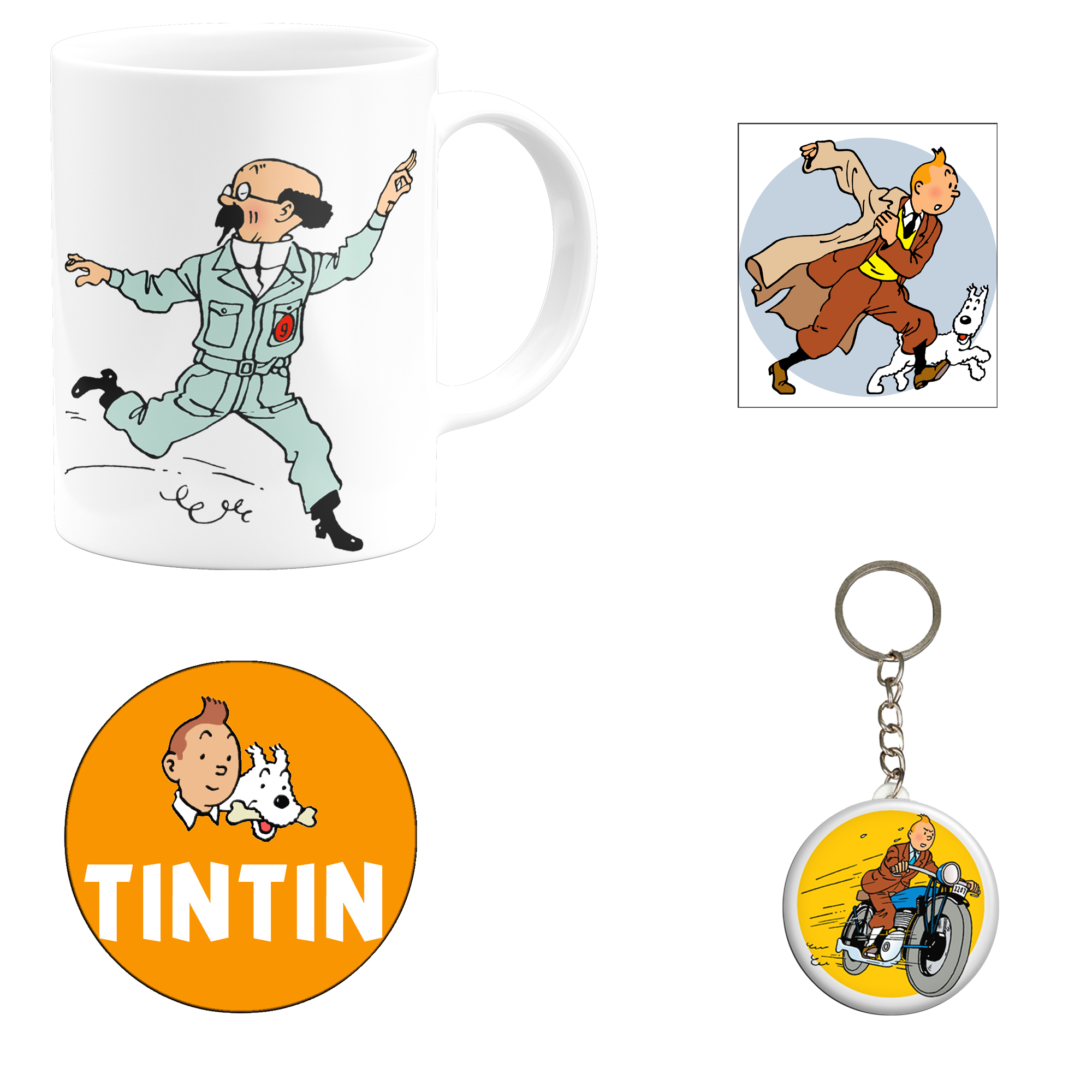 ست هدیه ماگ مدل کارتون تن تن کد M6