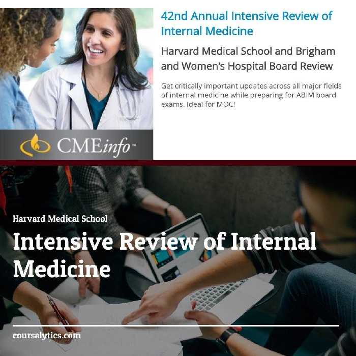 42nd Annual Intensive Review of Internal Medicine by Harvard Medical School – 2019 - کتاب پزشکی بهار