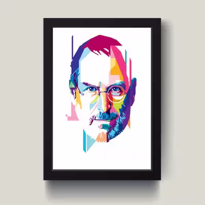 تابلو مدل استیو جابز Steve jobs کد G14-33
