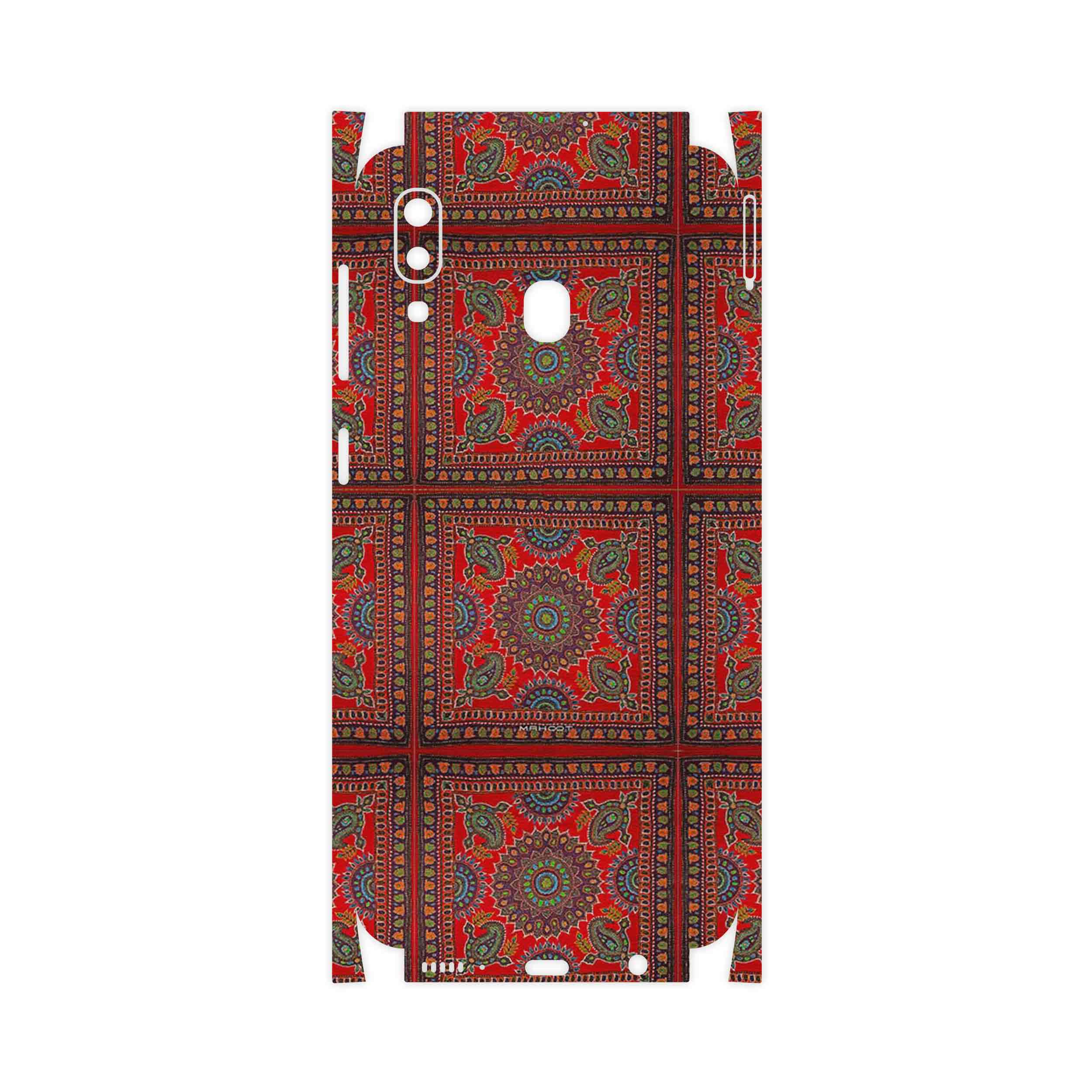برچسب پوششی ماهوت مدل Embroidered Rug-FullSkin مناسب برای گوشی موبایل سامسونگ Galaxy A20