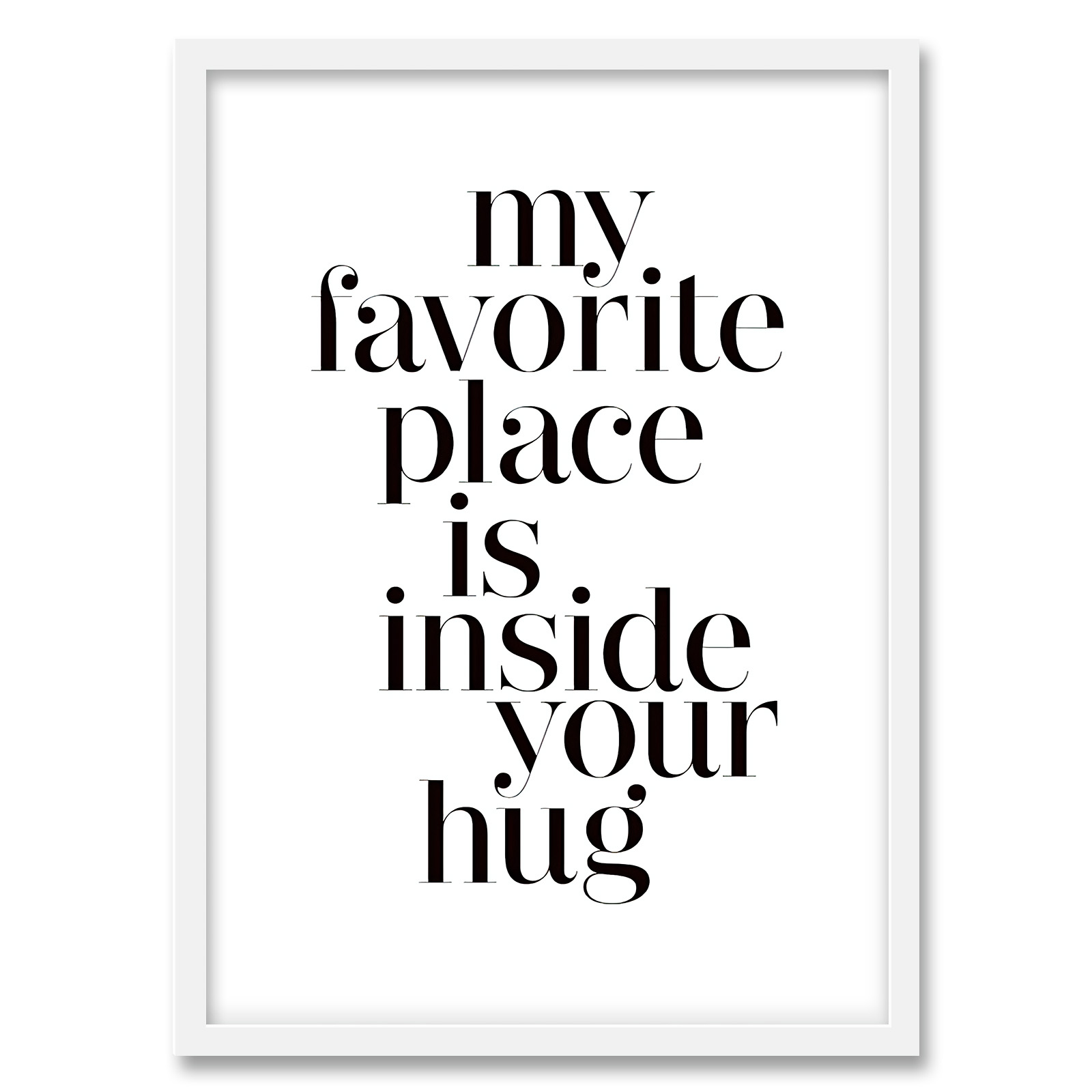 تابلو دکوراتیو فورنیمو مدل مینیمال Qoute کد 0551W