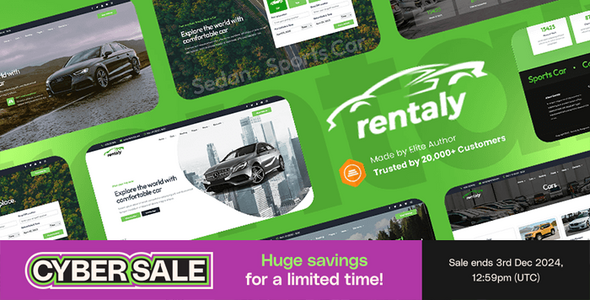 دانلود قالب اچ تی ام ال Rentaly