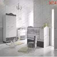 سرویس خواب دومنظوره کد 1417 شامل تخت/کمد/دراور