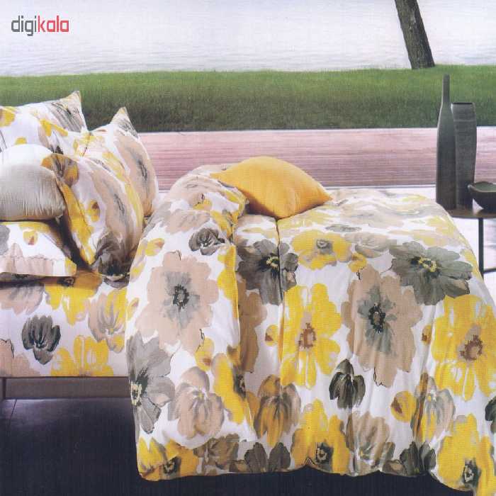 سرویس ملحفه هارمونی مدل Andim یک نفره 4 تکه