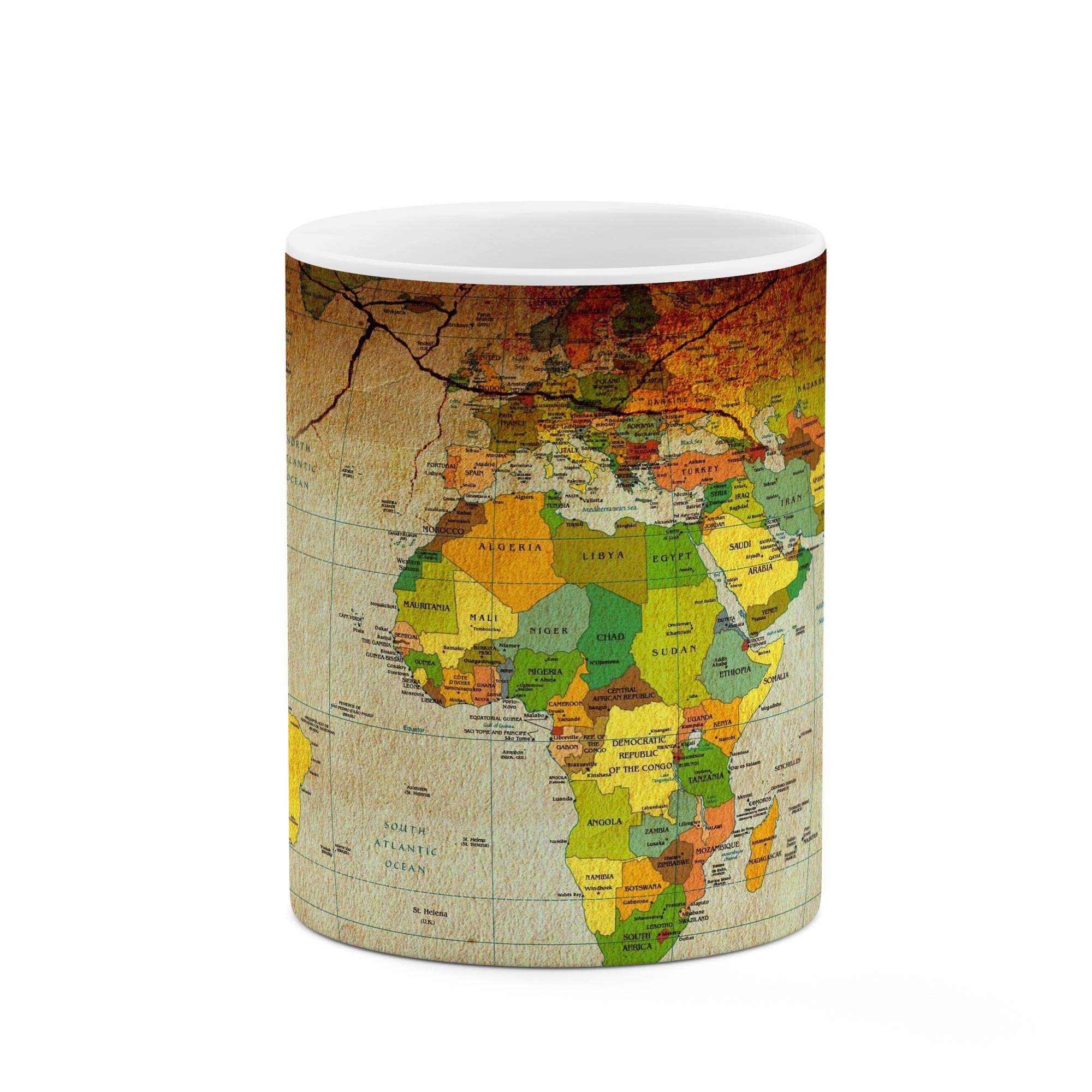 ماگ طرح نقشه جهان مدل mgp00332