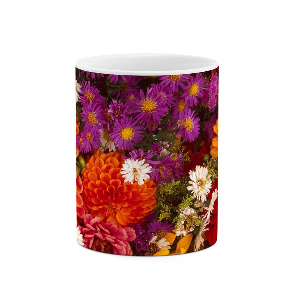 ماگ طرح گل مدل mgs12001