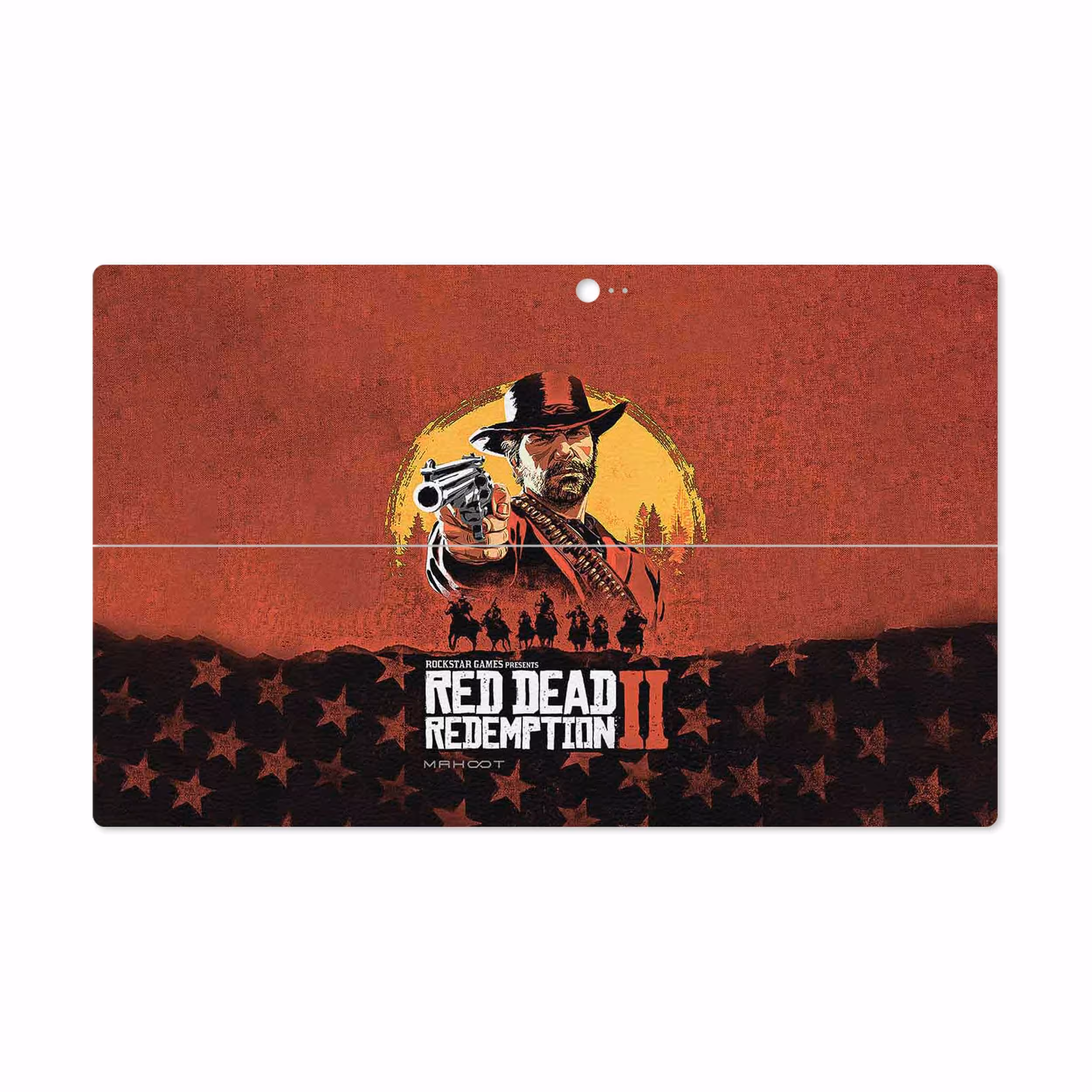 برچسب پوششی ماهوت مدل Red-Dead-Redemption-Game مناسب برای تبلت مایکروسافت Surface 2 RT 2013