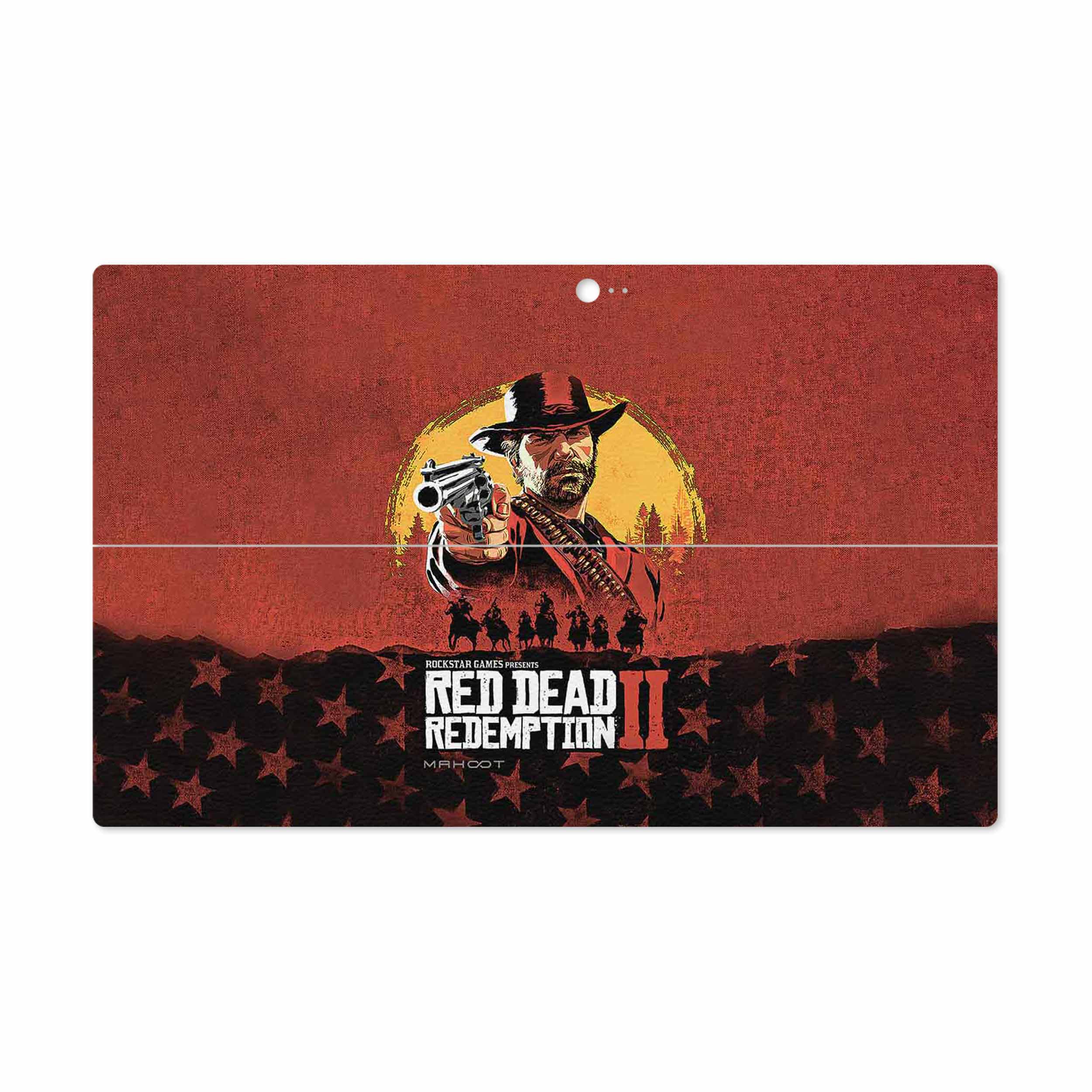 برچسب پوششی ماهوت مدل Red-Dead-Redemption-Game مناسب برای تبلت مایکروسافت Surface 2 RT 2013