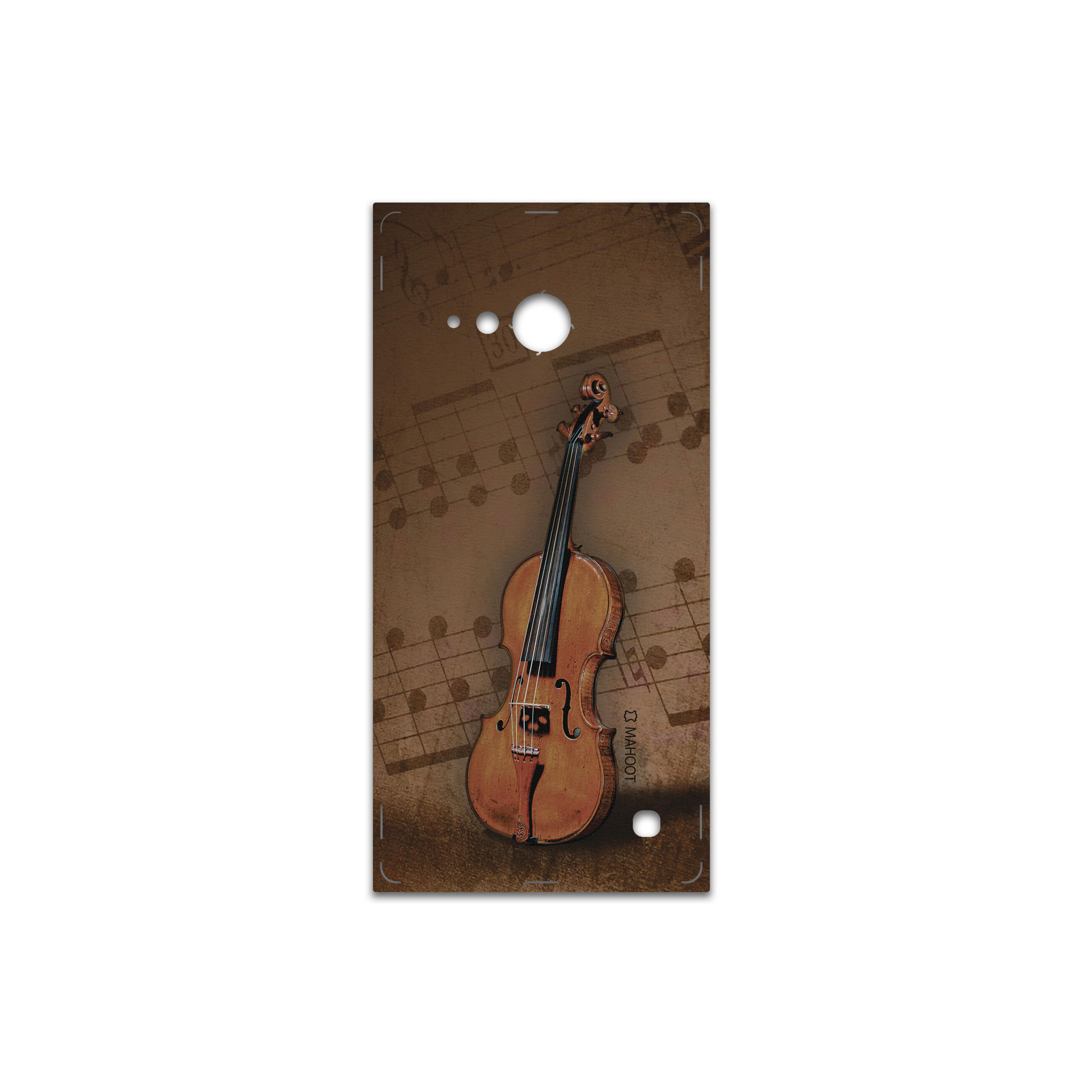 برچسب پوششی ماهوت مدل Violin-Instrument مناسب برای گوشی موبایل نوکیا Lumia 730