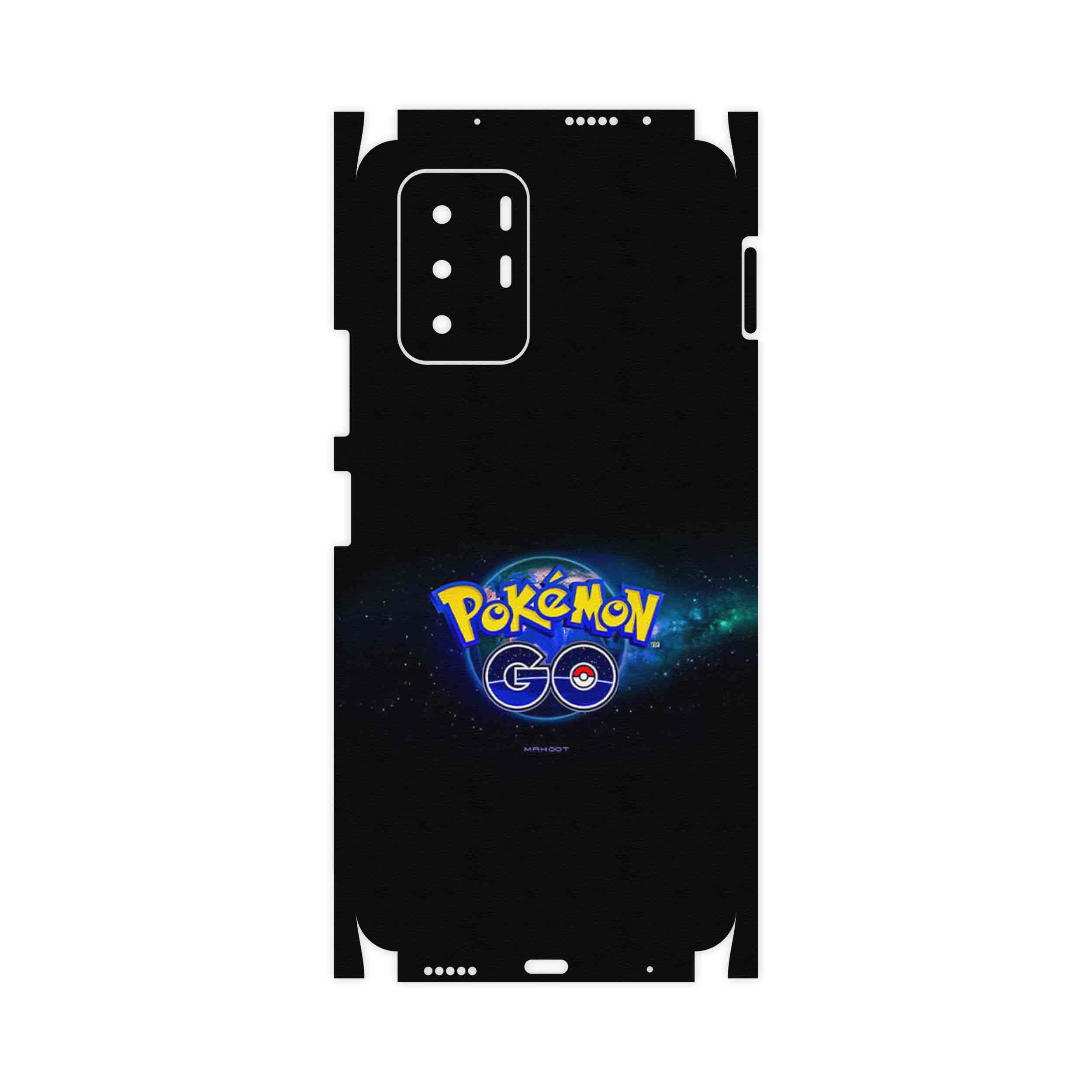 برچسب پوششی ماهوت مدل Pokemon Go Game Series-FullSkin مناسب برای گوشی موبایل شیائومی Redmi Note 10 Pro (China)