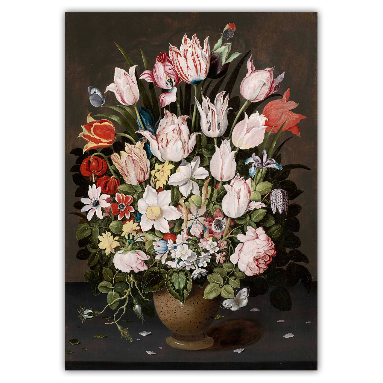 تابلو شاسی طرح گلدان گل کد PR062