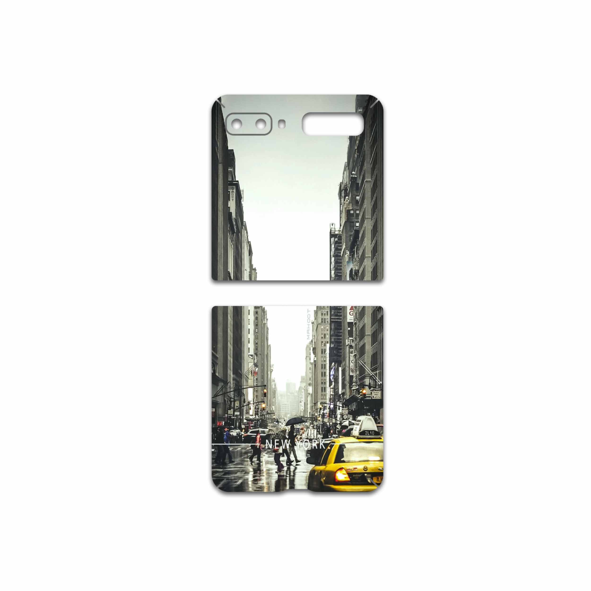برچسب پوششی ماهوت مدل New-York-City مناسب برای گوشی موبایل سامسونگ Galaxy Z Flip