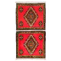 	 فرش دستباف نیم متری سی پرشیا کد 183040 یک جفت