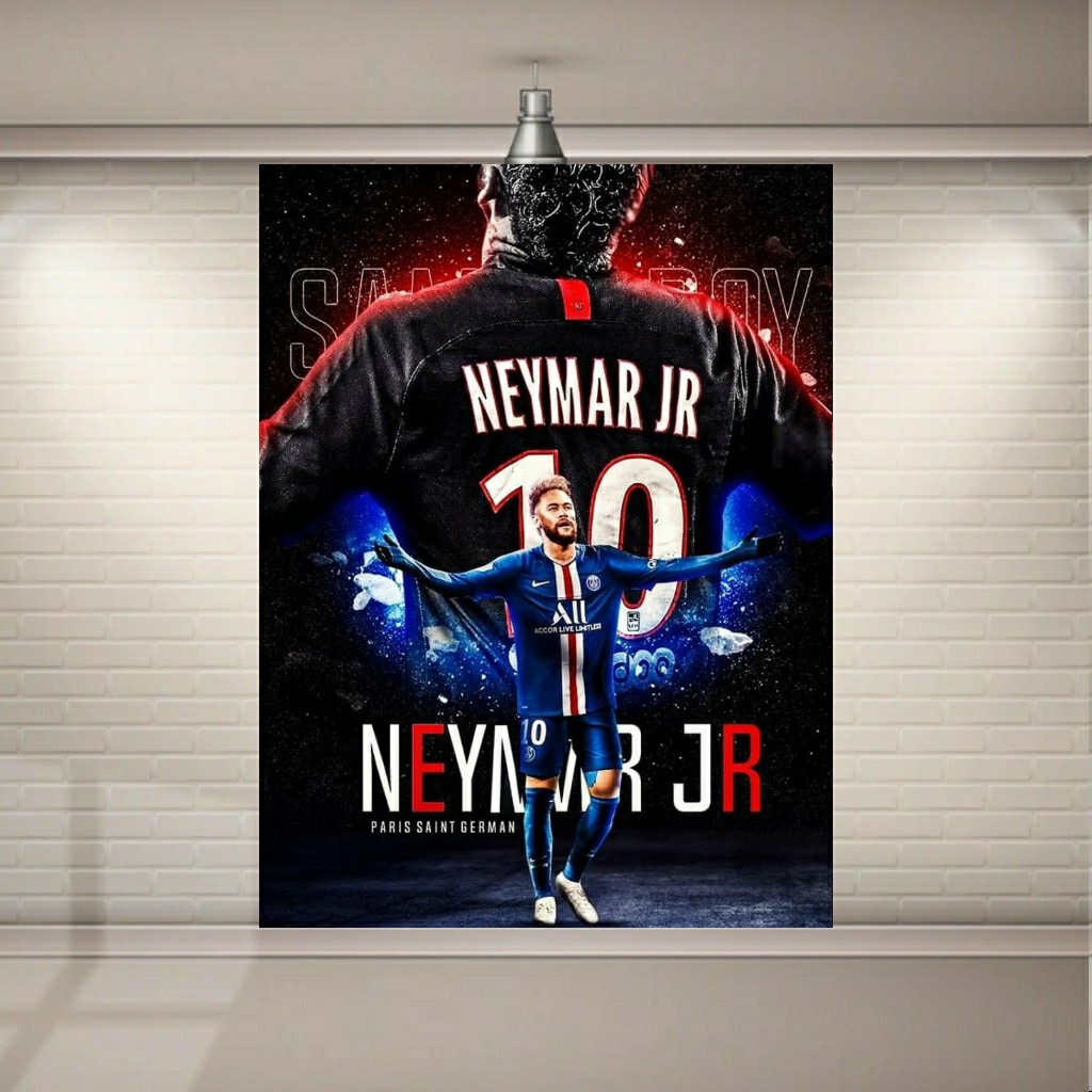 تابلو بوم طرح ستاره پاری سن ژرمن مدل نیمار کد SDB9173