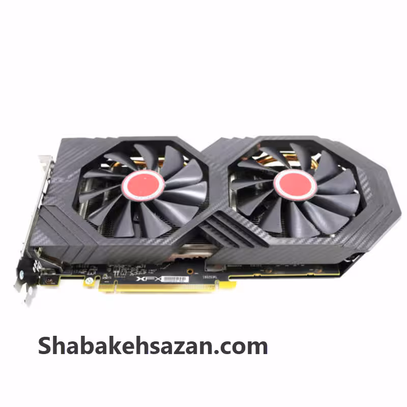کارت گرافیک ایکس اف ایکس مدل RX 580 OC  GTS 3X Black Edition 8GB