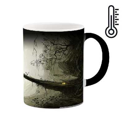 ماگ حرارتی کاکتی طرح نقاشی مدل mgh13687