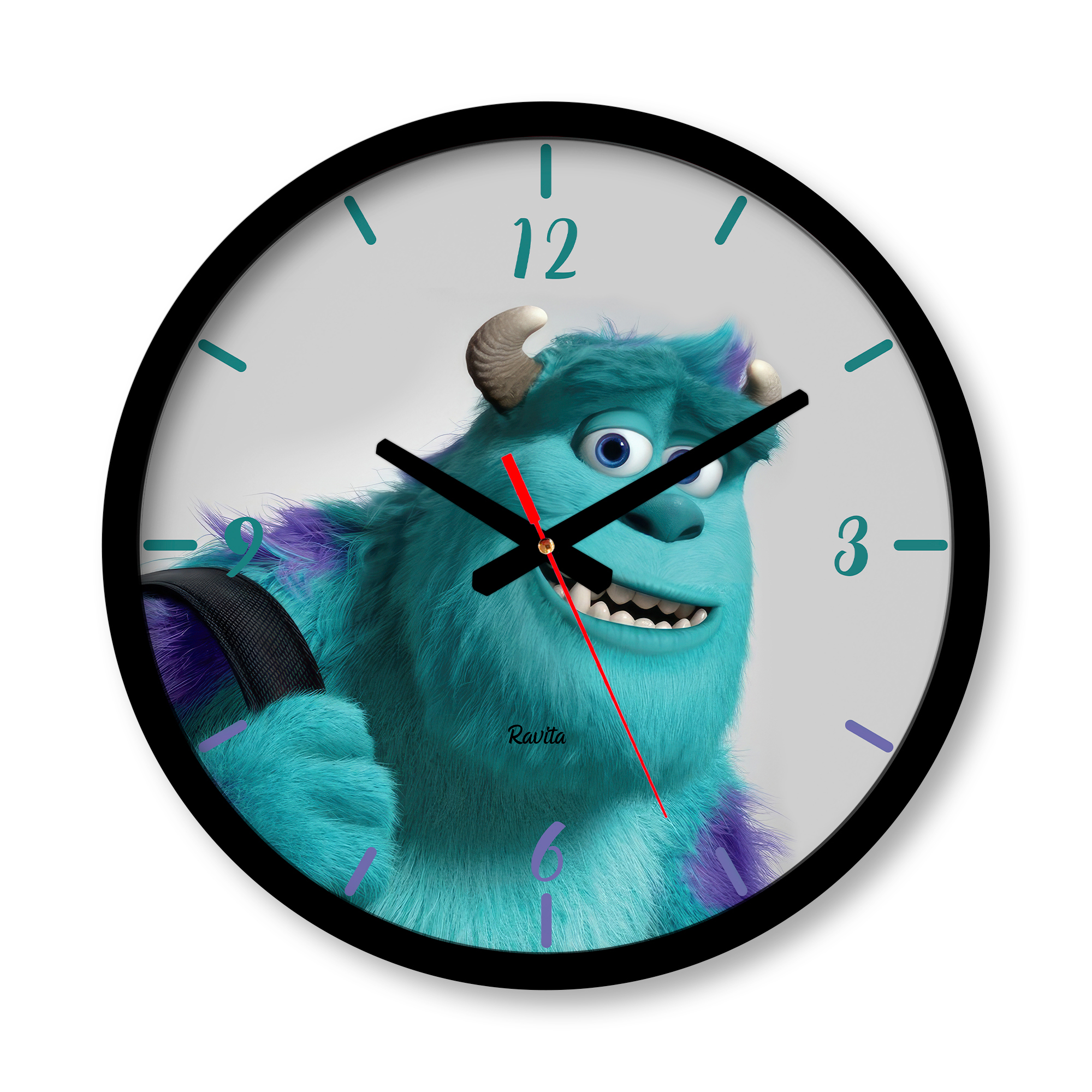 ساعت دیواری بزرگ راویتا طرح سالیوان کد 463