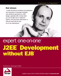 خرید و دانلود نسخه کامل کتاب Expert One-on-One J2EE Development without EJB