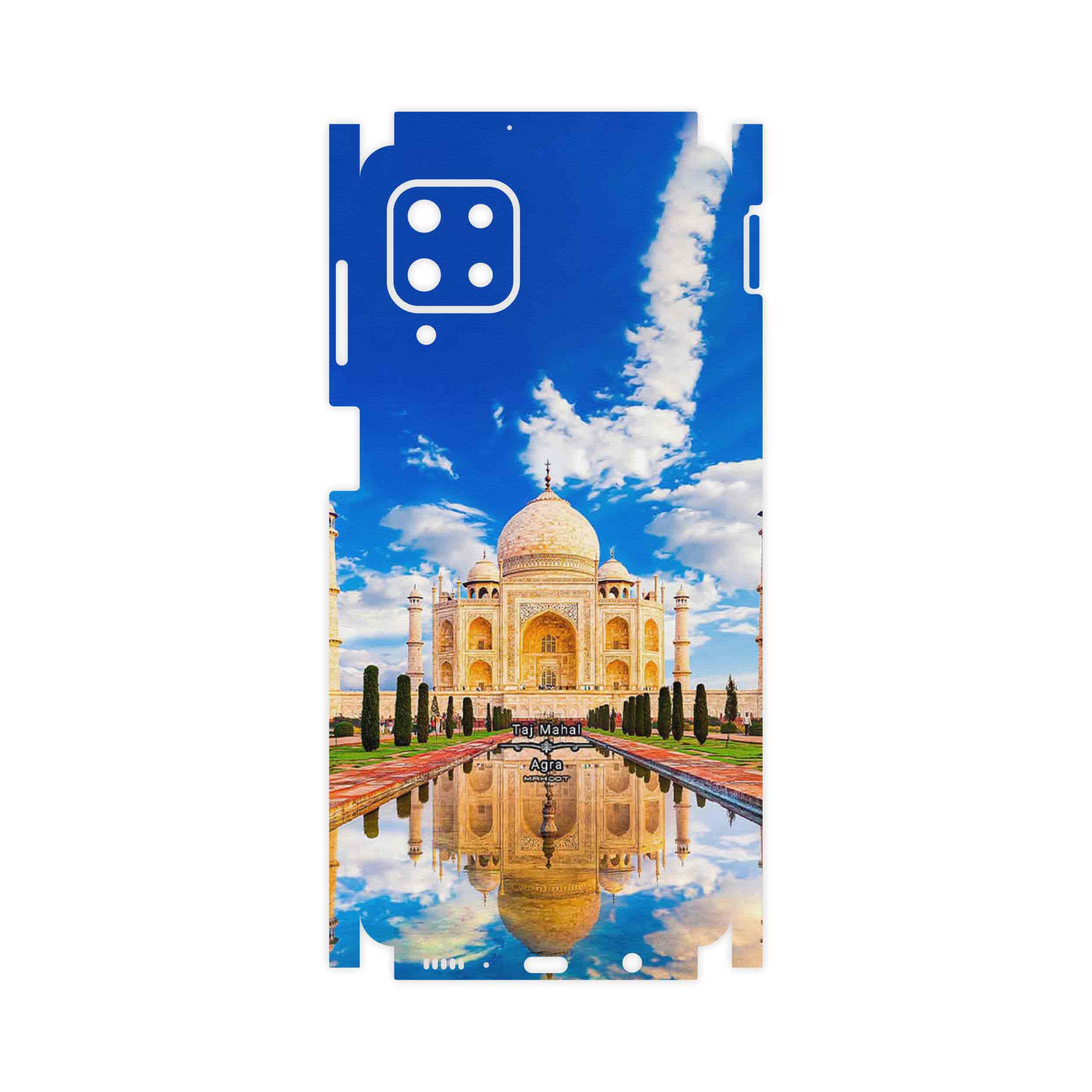 برچسب پوششی ماهوت مدل The Taj Mahal-FullSkin مناسب برای گوشی موبایل سامسونگ Galaxy M62