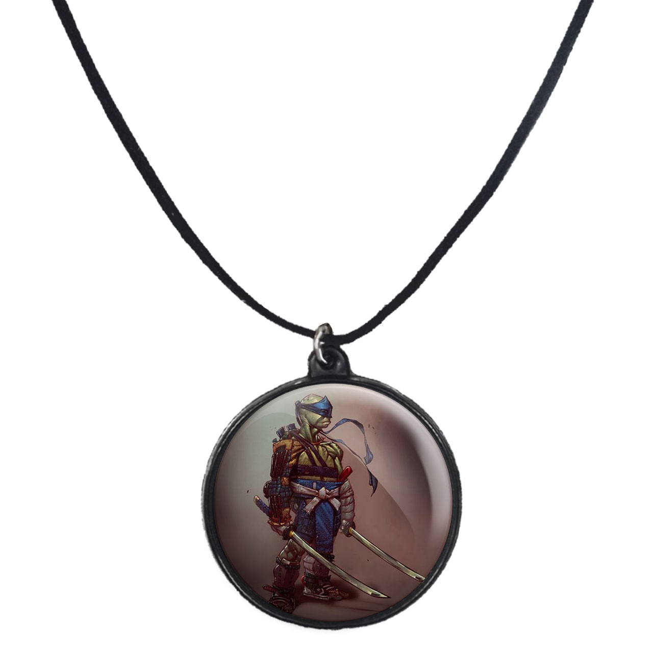 گردنبند پرمانه طرح لاکپشت‌های نینجا کد pmb.9893مدل دو طرفه