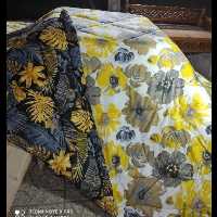 لحاف کرسی طرح آبرنگی