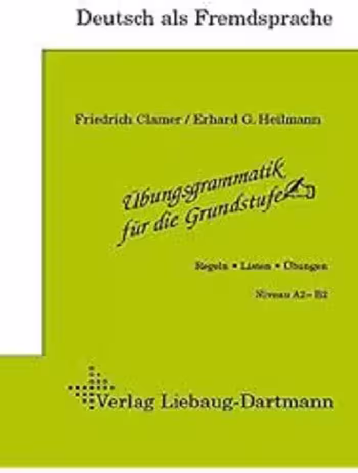 کتاب گرامر زبان المانی ubungsgrammatik fur die Grundstufe Niveau A2 B2