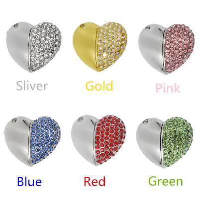 فلش مموری پرلیت یو اس بی مدل قلب W-02 ظرفیت 64 گیگابایت