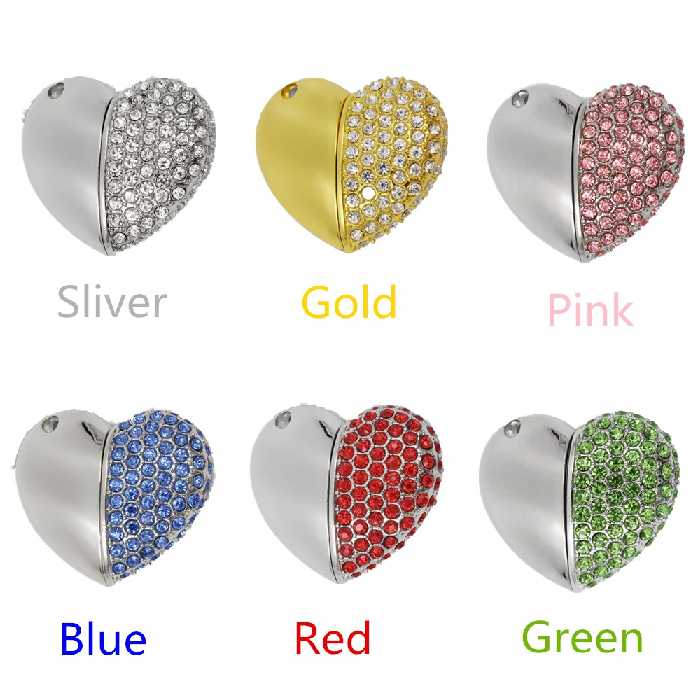 فلش مموری پرلیت یو اس بی مدل قلب W-02 ظرفیت 64 گیگابایت