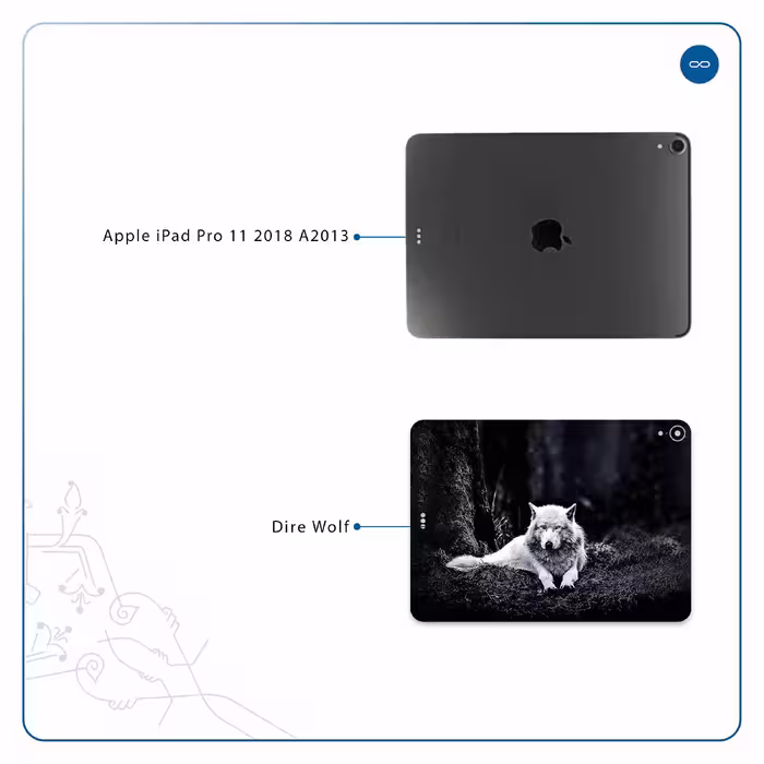 برچسب پوششی ماهوت مدل Dire Wolf مناسب برای تبلت اپل iPad Pro 11 2018 A2013