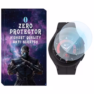 محافظ صفحه نمایش نانو زیرو مدل NZO مناسب برای ساعت هوشمند سامسونگ Galaxy Watch 5 Pro بسته دو عددی
