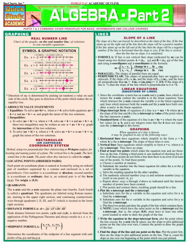 خرید و دانلود نسخه کامل کتاب Algebra, part 2 (tablets)