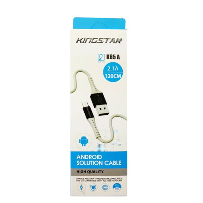 کابل شارژ MicroUSB مدل KingStar K65A