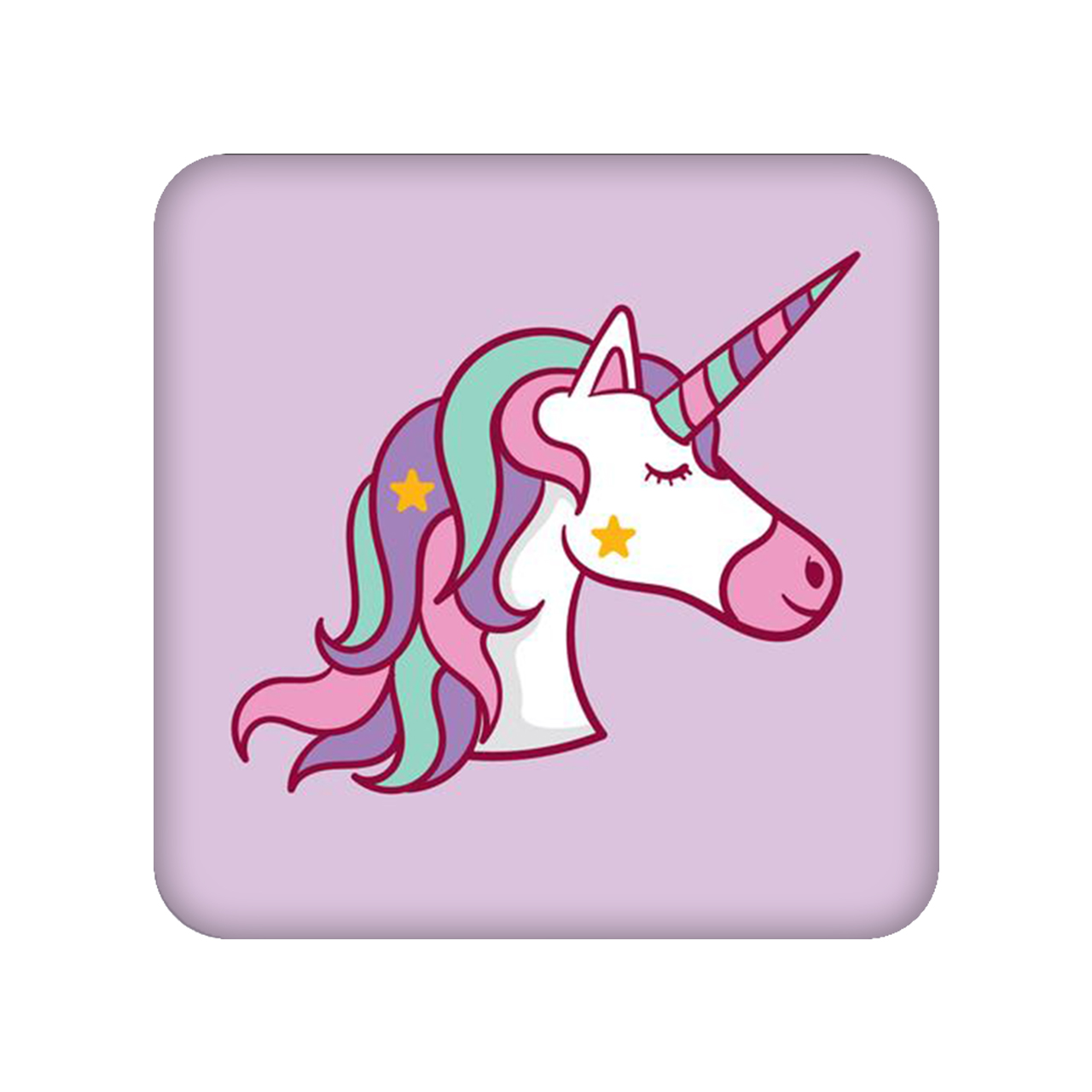 زیر لیوانی مدل یونیکورن کد 1981